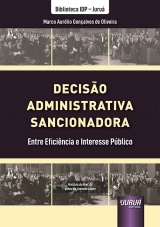 Capa do livro: Deciso Administrativa Sancionadora, Marco Aurlio Gonalves de Oliveira