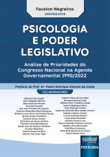 Capa do livro: Psicologia e Poder Legislativo, Organizador: Fauston Negreiros