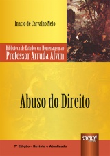 Capa do livro: Abuso do Direito, Inacio de Carvalho Neto