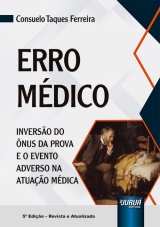 Capa do livro: Erro Mdico, Consuelo Taques Ferreira