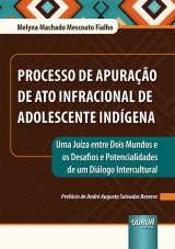 Capa do livro: Processo de Apurao de Ato Infracional de Adolescente Indgena, Melyna Machado Mescouto Fialho
