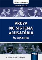 Capa do livro: Prova no Sistema Acusatrio, 3 Edio - Revista e Atualizada, Maurcio Vasconcelos