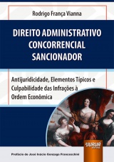 Capa do livro: Direito Administrativo Concorrencial Sancionador, Rodrigo Frana Vianna