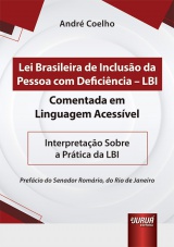 Capa do livro: Lei Brasileira de Incluso da Pessoa com Deficincia  LBI, Andr Coelho