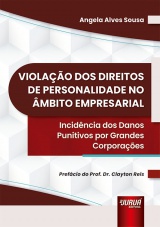 Capa do livro: Violao dos Direitos de Personalidade no mbito Empresarial, Angela Alves Sousa