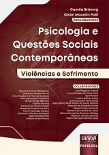 Capa do livro: Psicologia e Questes Sociais Contemporneas, Organizadoras: Camila Brning, Gislei Mocelin Polli